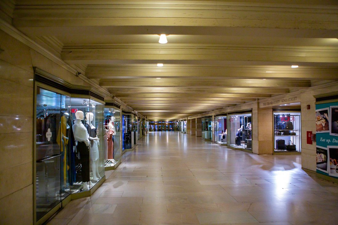 empty grand central corridor